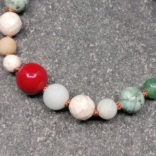 Edelstein Set Polar, Detailansicht Steine